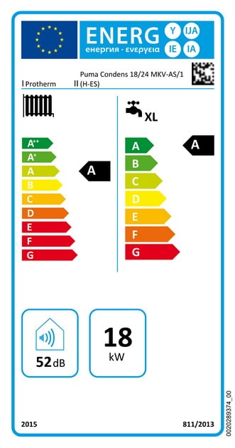 Etiqueta energética PUMA 18/24